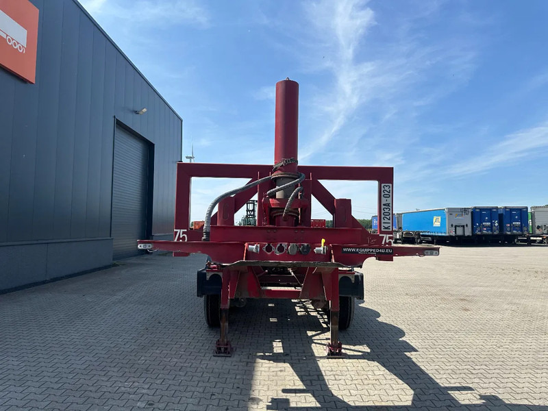 Van Hool 3 AXLE 20FT TIPPING-CHASSIS, BPW + disc, liftaxle, steering axle, BROKEN HYVA-CYLINDER - Semi-remorque porte-conteneur/ Caisse mobile: photos 5 Van Hool 3 AXLE 20FT TIPPING-CHASSIS, BPW + disc, liftaxle, steering axle, BROKEN HYVA-CYLINDER - Semi-remorque porte-conteneur/ Caisse mobile: photos 5