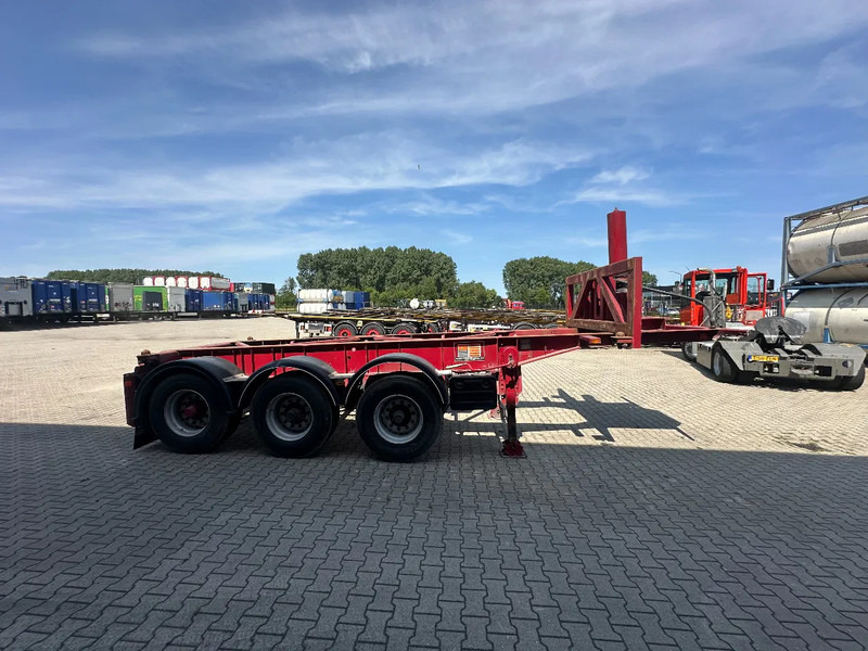 Van Hool 3 AXLE 20FT TIPPING-CHASSIS, BPW + disc, liftaxle, steering axle, BROKEN HYVA-CYLINDER - Semi-remorque porte-conteneur/ Caisse mobile: photos 3 Van Hool 3 AXLE 20FT TIPPING-CHASSIS, BPW + disc, liftaxle, steering axle, BROKEN HYVA-CYLINDER - Semi-remorque porte-conteneur/ Caisse mobile: photos 3
