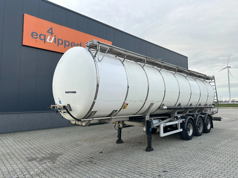 Van Hool FOOD / 39.000L / 3-COMP / INOX / NL-trailer / APK: 07/2026 - Semi-remorque citerne: photos 1 Van Hool FOOD / 39.000L / 3-COMP / INOX / NL-trailer / APK: 07/2026 - Semi-remorque citerne: photos 1