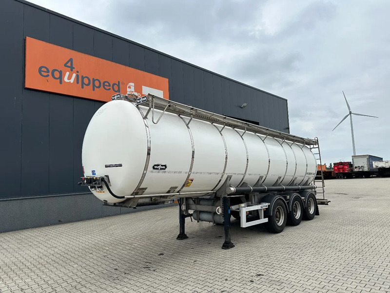 Van Hool FOOD / RVS chassis / empty weight: 5.860kg / 29.500L / 1-comp.+ 1 baffel / discbrakes / NL / APK: 02/2026 - Semi-remorque citerne: photos 1 Van Hool FOOD / RVS chassis / empty weight: 5.860kg / 29.500L / 1-comp.+ 1 baffel / discbrakes / NL / APK: 02/2026 - Semi-remorque citerne: photos 1