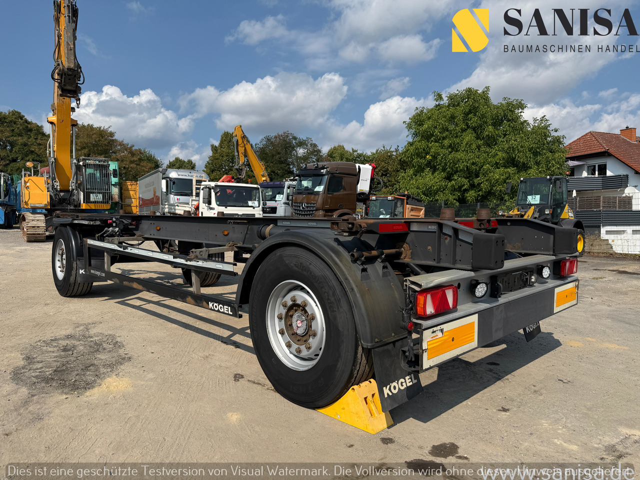 KÖGEL AW18/Wechselfahrgestell/BDF/Pneumatik - Remorque châssis: photos 3 KÖGEL AW18/Wechselfahrgestell/BDF/Pneumatik - Remorque châssis: photos 3