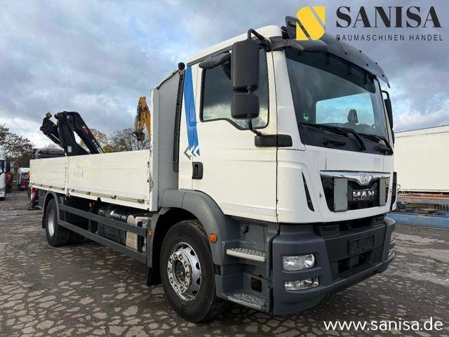 Mercedes-Benz TGM 18.340/Kran Hiab 099 E-2 HIDUO - Camion plateau: photos 1 Mercedes-Benz TGM 18.340/Kran Hiab 099 E-2 HIDUO - Camion plateau: photos 1