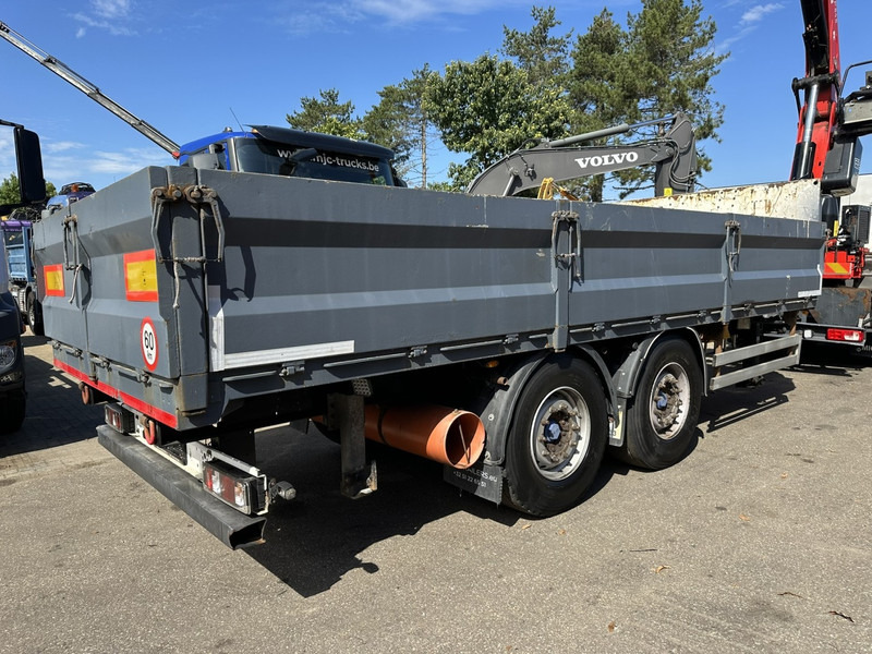A&D ZA 18 2-AS AANHANGER - 6m50 - GROTE WIELEN - BELGISCHE PAPIEREN - LUCHTVERING / AIR SUSPENSION - Remorque plateau: photos 2 A&D ZA 18 2-AS AANHANGER - 6m50 - GROTE WIELEN - BELGISCHE PAPIEREN - LUCHTVERING / AIR SUSPENSION - Remorque plateau: photos 2