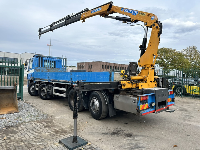 Camion plateau, Camion grue DAF CF 85.360 8x2 PRITSCHE 7m35 + KRAN EFFER 165-3S + RADIO - MANUAL GEARBOX ZF - EURO 5 - BE TRUCK: photos 6