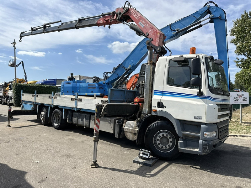 DAF CF 85.410 6X2 + KRAN FASSI F360XP 5x - RETARDER - EURO 5 - LIFT + STEERING AXLE - PLATFORM 7m45 - TUV 05/2026 - Camion plateau, Camion grue: photos 2 DAF CF 85.410 6X2 + KRAN FASSI F360XP 5x - RETARDER - EURO 5 - LIFT + STEERING AXLE - PLATFORM 7m45 - TUV 05/2026 - Camion plateau, Camion grue: photos 2