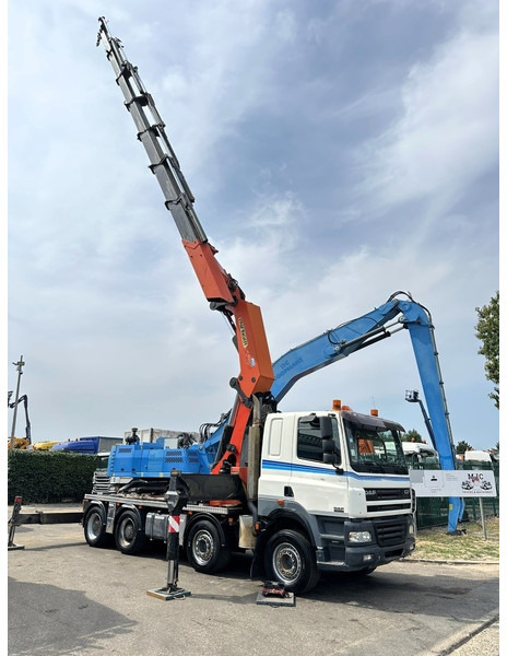 Camion grue DAF CF 85.480 8x4 + CRANE PALFINGER PK90002 F (7x) - MANUAL ZF - RETARDER - BIG AXLES / HUB REDUCTION - STEEL SPRING: photos 17