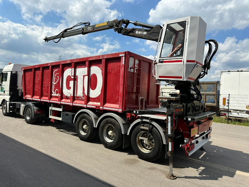 LAG 3-AXLES ALU BOX + CRANE JONSORED 1090 DT-CORTO + CABIN - 2x EXTENDABLE - 5/6 F - BELGIAN PAPERS - Semi-remorque plateau: photos 1 LAG 3-AXLES ALU BOX + CRANE JONSORED 1090 DT-CORTO + CABIN - 2x EXTENDABLE - 5/6 F - BELGIAN PAPERS - Semi-remorque plateau: photos 1