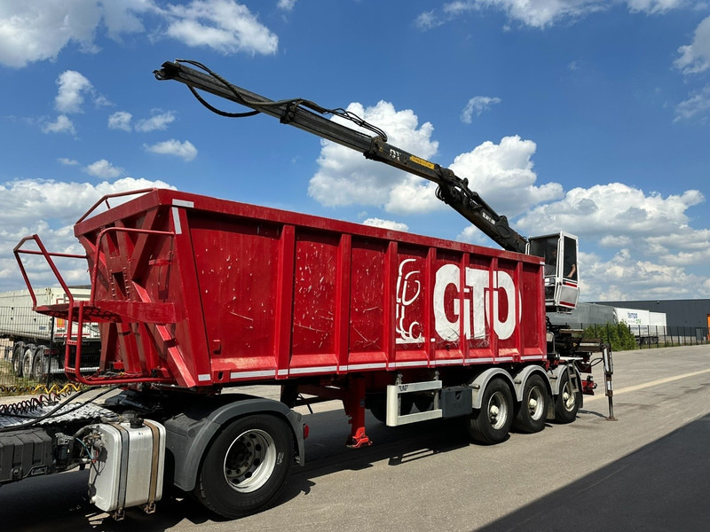 LAG 3-AXLES ALU BOX + CRANE JONSORED 1090 DT-CORTO + CABIN - 2x EXTENDABLE - 5/6 F - BELGIAN PAPERS - Semi-remorque plateau: photos 4 LAG 3-AXLES ALU BOX + CRANE JONSORED 1090 DT-CORTO + CABIN - 2x EXTENDABLE - 5/6 F - BELGIAN PAPERS - Semi-remorque plateau: photos 4