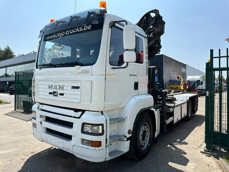 MAN TGA 26.310 6X2 HOOKLIFT + CRANE COPMA 160.4 + JIB J2 + WINCH - RADIO - LIFT + STEERING AXLE - EURO 3 - BE - Camion grue: photos 5 MAN TGA 26.310 6X2 HOOKLIFT + CRANE COPMA 160.4 + JIB J2 + WINCH - RADIO - LIFT + STEERING AXLE - EURO 3 - BE - Camion grue: photos 5