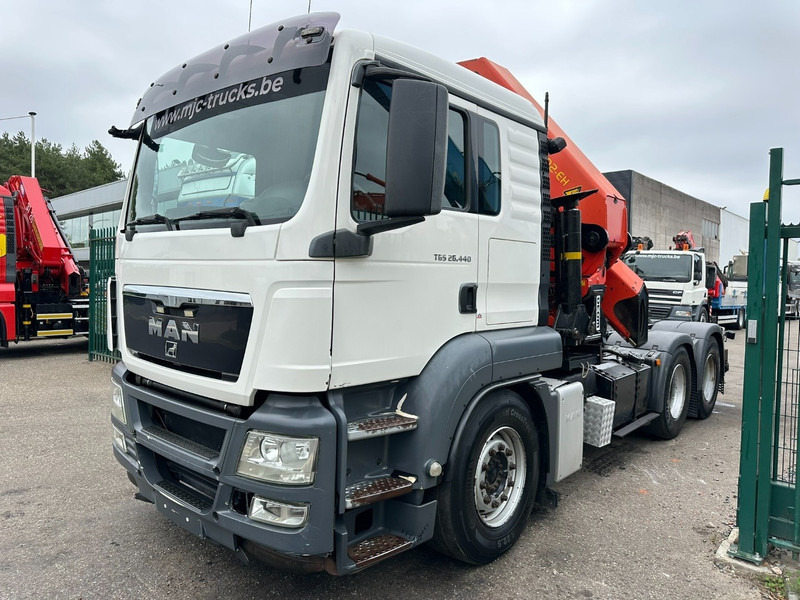 MAN TGS 26.440 6X4 + (22m) CRANE PALFINGER PK62002 E 6x H + 1ME - RETARDER - EURO 5 - BE TRUCK - Camion grue: photos 3 MAN TGS 26.440 6X4 + (22m) CRANE PALFINGER PK62002 E 6x H + 1ME - RETARDER - EURO 5 - BE TRUCK - Camion grue: photos 3