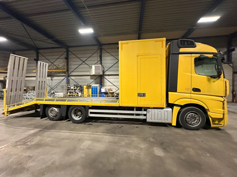 Mercedes-Benz ACTROS 2745 6x2 OPRIJWAGEN / AUTOTRANSPORTER / MACHINE TRANSPORTER - WINCH - 6m10 - EURO 5 - LIFT AXLE - HYDR RAMPS - NL TRUCK - Remorqueuse: photos 5 Mercedes-Benz ACTROS 2745 6x2 OPRIJWAGEN / AUTOTRANSPORTER / MACHINE TRANSPORTER - WINCH - 6m10 - EURO 5 - LIFT AXLE - HYDR RAMPS - NL TRUCK - Remorqueuse: photos 5