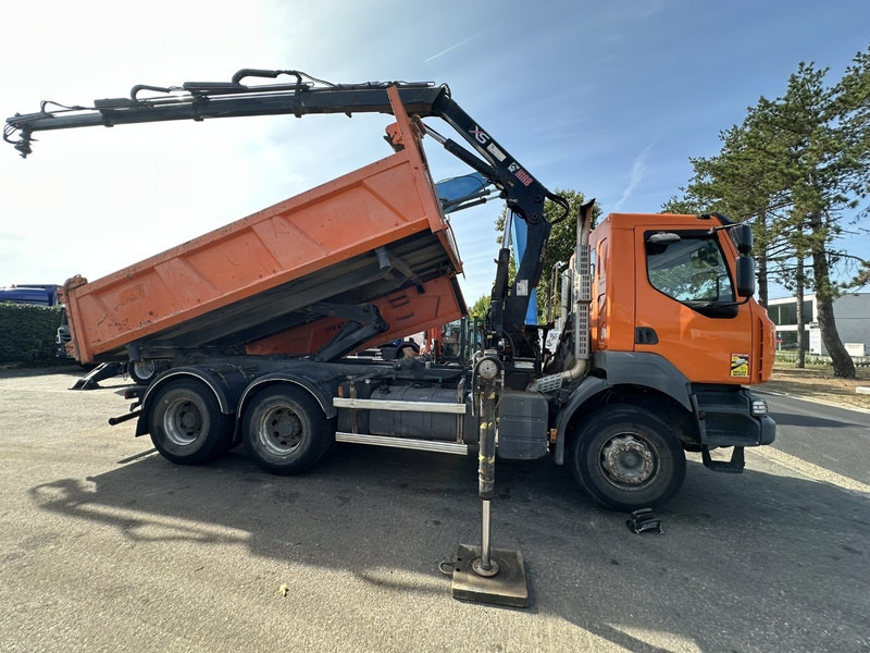 Renault KERAX 380 DXI 6x4 TIPPER + CRANE HIAB 144 B-3 - RADIO - *246.000km* - RETARDER - BORDMATIC - EURO 5 - Camion benne, Camion grue: photos 4 Renault KERAX 380 DXI 6x4 TIPPER + CRANE HIAB 144 B-3 - RADIO - *246.000km* - RETARDER - BORDMATIC - EURO 5 - Camion benne, Camion grue: photos 4