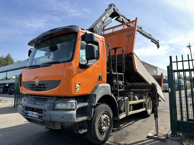 Renault KERAX 380 DXI 6x4 TIPPER + CRANE HIAB 144 B-3 - RADIO - *246.000km* - RETARDER - BORDMATIC - EURO 5 - Camion benne, Camion grue: photos 3 Renault KERAX 380 DXI 6x4 TIPPER + CRANE HIAB 144 B-3 - RADIO - *246.000km* - RETARDER - BORDMATIC - EURO 5 - Camion benne, Camion grue: photos 3