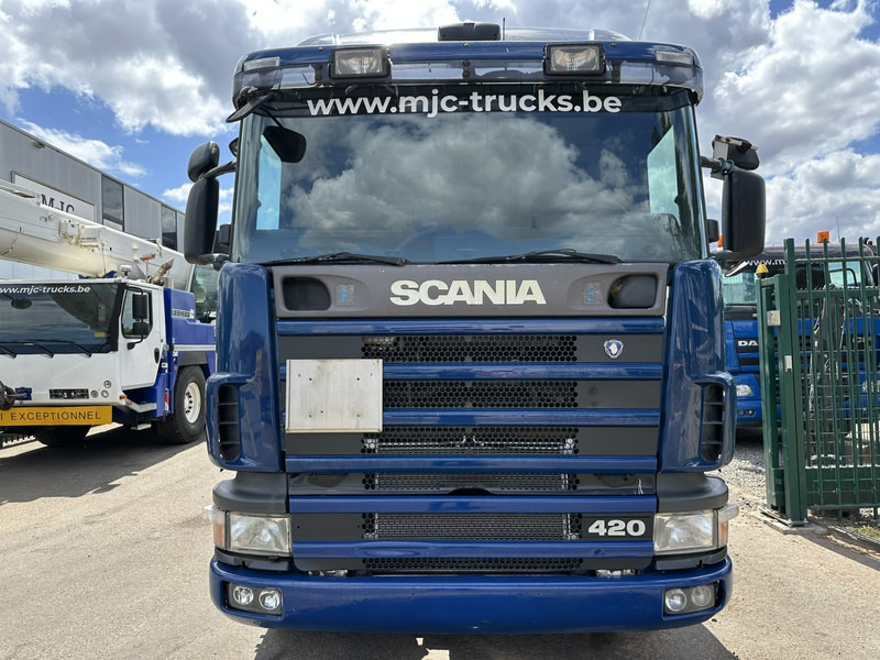 Scania 124L-420 6x2 HOOKLIFT VDL 20T - STEEL SPRING / BALLESTAS / BLATT - MANUAL - MECHANICAL PUMP - 10 TIRES DOUBLE WHEELS - Camion ampliroll: photos 2 Scania 124L-420 6x2 HOOKLIFT VDL 20T - STEEL SPRING / BALLESTAS / BLATT - MANUAL - MECHANICAL PUMP - 10 TIRES DOUBLE WHEELS - Camion ampliroll: photos 2