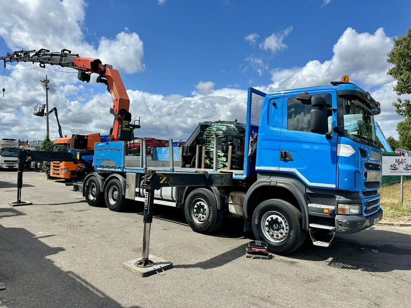 Scania G440 8x4 + (26.5m!) CRANE PALFINGER PK78002 SH G 8x + 1 + WINCH - PLATFORM 6m25 - MANUAL - HUB REDUCTION - STEEL SPRING - EURO 5 - BE TRUCK - Camion grue: photos 1 Scania G440 8x4 + (26.5m!) CRANE PALFINGER PK78002 SH G 8x + 1 + WINCH - PLATFORM 6m25 - MANUAL - HUB REDUCTION - STEEL SPRING - EURO 5 - BE TRUCK - Camion grue: photos 1
