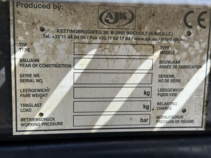 Camion ampliroll Scania G450 6x4 HOOKLIFT AJK 20T - 5760mm - 3m90 WB - HUB REDUCTION / STEEL SUSP. - EURO 6 - BE TRUCK: photos 13