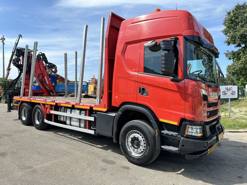 Scania G500 XT 6x4 WOOD / TIMBER / HOLZ CRANE PALFINGER EPSILON Q150Z + RETARDER - FULL AIR SUSP. - BE TRUCK - Camion grue: photos 2 Scania G500 XT 6x4 WOOD / TIMBER / HOLZ CRANE PALFINGER EPSILON Q150Z + RETARDER - FULL AIR SUSP. - BE TRUCK - Camion grue: photos 2