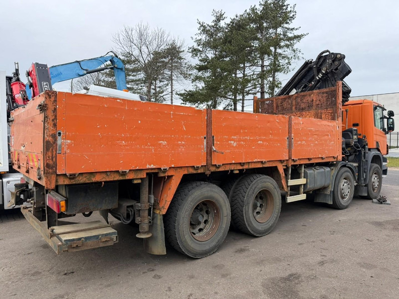 Scania P420 8X4 PRITSCHE + (25m) KRAN HIAB 422 E-5 HIPRO + JIB 100X-4 - RETARDER - *284.000km* - MANUAL - STEEL SPRING - EURO 3 - BE TRUCK - Camion plateau, Camion grue: photos 5 Scania P420 8X4 PRITSCHE + (25m) KRAN HIAB 422 E-5 HIPRO + JIB 100X-4 - RETARDER - *284.000km* - MANUAL - STEEL SPRING - EURO 3 - BE TRUCK - Camion plateau, Camion grue: photos 5