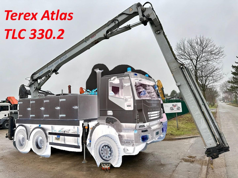 Terex ATLAS 330.2 - A 21 ROOF CRANE / DAKWERKERS KRAAN / DACHDECKER KRAN + RADIO - Grue auxiliaire pour Engins de chantier: photos 1 Terex ATLAS 330.2 - A 21 ROOF CRANE / DAKWERKERS KRAAN / DACHDECKER KRAN + RADIO - Grue auxiliaire pour Engins de chantier: photos 1