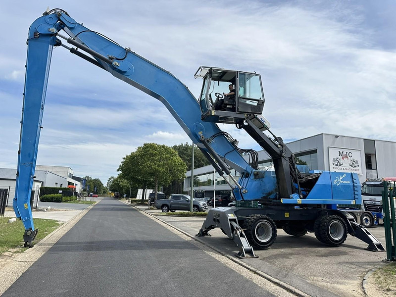 Terex FUCHS MHL 360 OVERSLAGKRAAN / MATERIAL HANDLER / UMSCHLAGBAGGER - TOP ZUSTAND - Pelle sur pneus: photos 4 Terex FUCHS MHL 360 OVERSLAGKRAAN / MATERIAL HANDLER / UMSCHLAGBAGGER - TOP ZUSTAND - Pelle sur pneus: photos 4