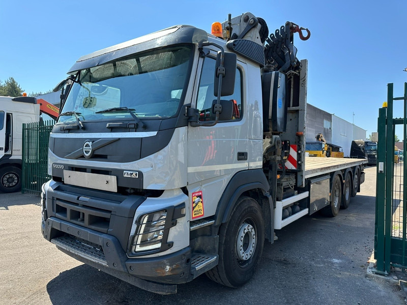 Volvo FMX 330 8x4 TRIDEM PRITSCHE + KRAN EFFER 265 / 6S - PLATFORM 7m50 - EURO 6 - RADIO - *473.000km* - TÜV 05/2026 - BE TRUCK - Camion grue: photos 3 Volvo FMX 330 8x4 TRIDEM PRITSCHE + KRAN EFFER 265 / 6S - PLATFORM 7m50 - EURO 6 - RADIO - *473.000km* - TÜV 05/2026 - BE TRUCK - Camion grue: photos 3
