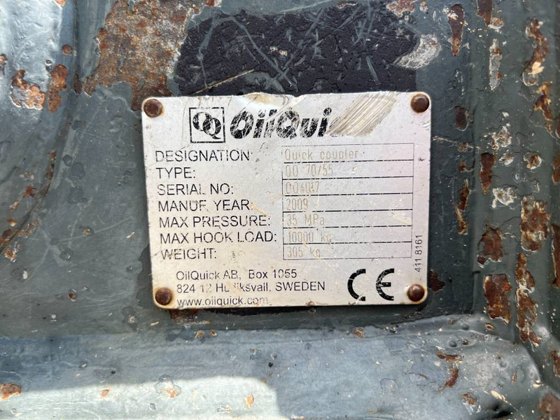Attache rapide pour Engins de chantier OilQuick OQ70/55 - 323E: photos 14