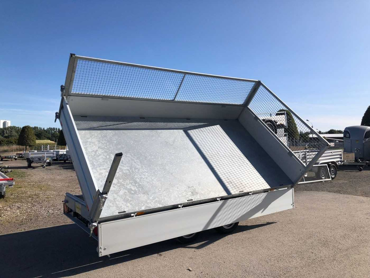 Remorque benne neuf HUMBAUR HTK 3500.37 Gitter Dreiseitenkipper: photos 28