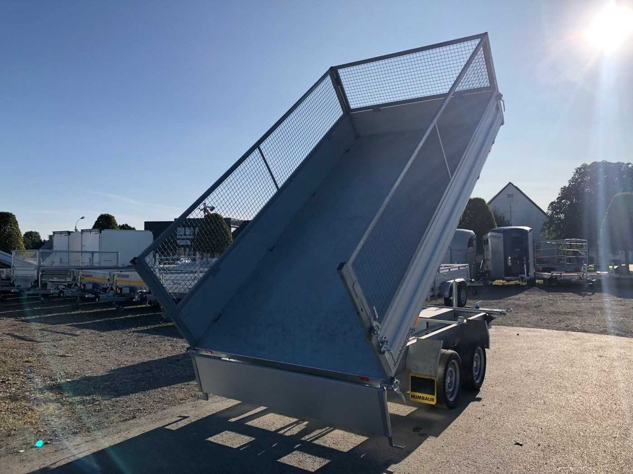 Remorque benne neuf HUMBAUR HTK 3500.37 Gitter Dreiseitenkipper: photos 25