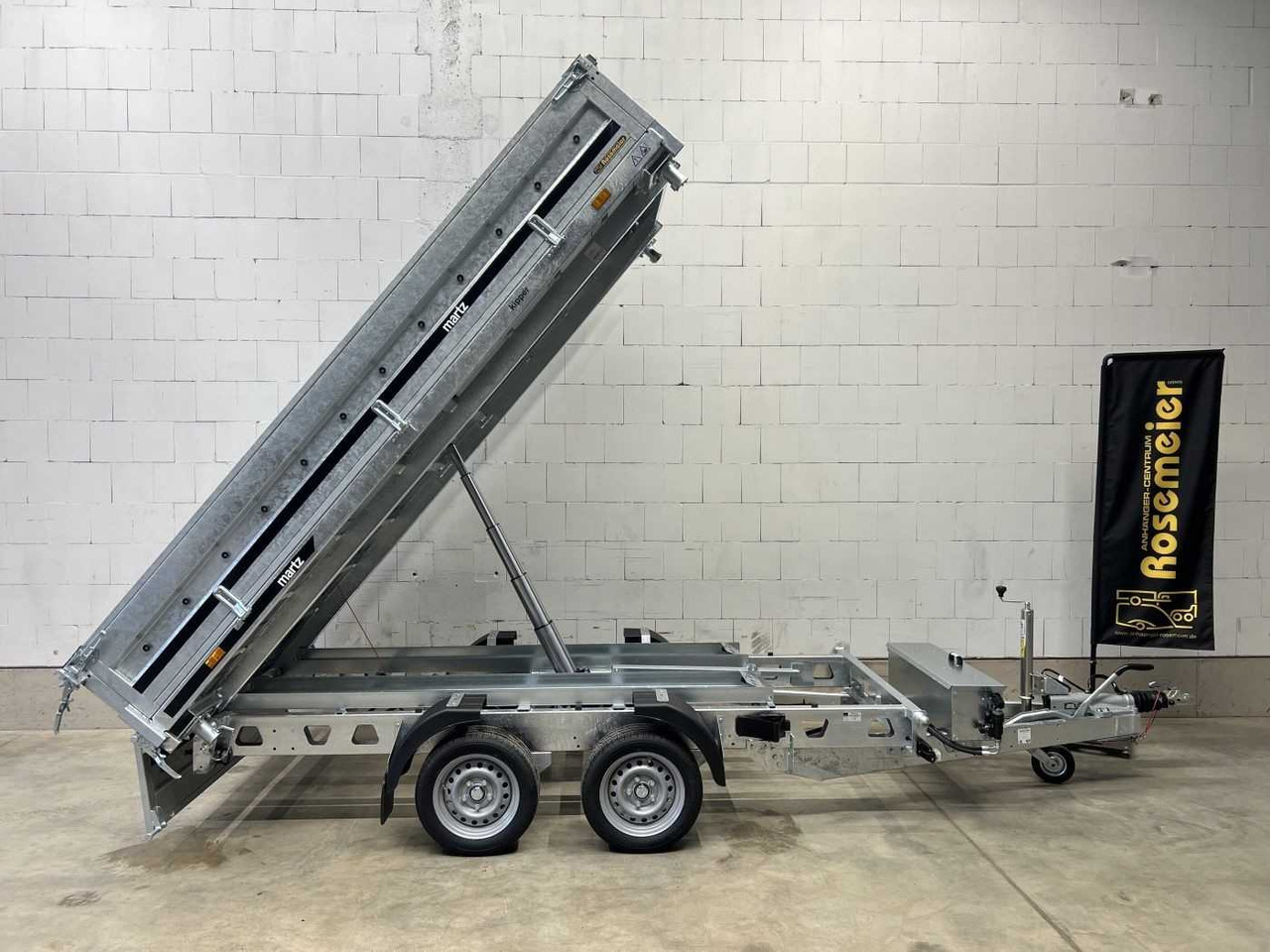 MARTZ Kipper 320/2 C S 3,5T Dreiseitenkipper - Remorque benne: photos 1 MARTZ Kipper 320/2 C S 3,5T Dreiseitenkipper - Remorque benne: photos 1