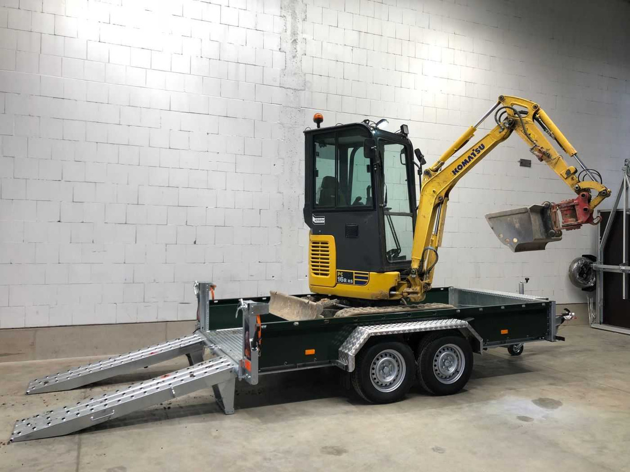 ROSEMEIER VE BAT C35.36 grau Maschinentransporter - Remorque porte engin: photos 2 ROSEMEIER VE BAT C35.36 grau Maschinentransporter - Remorque porte engin: photos 2