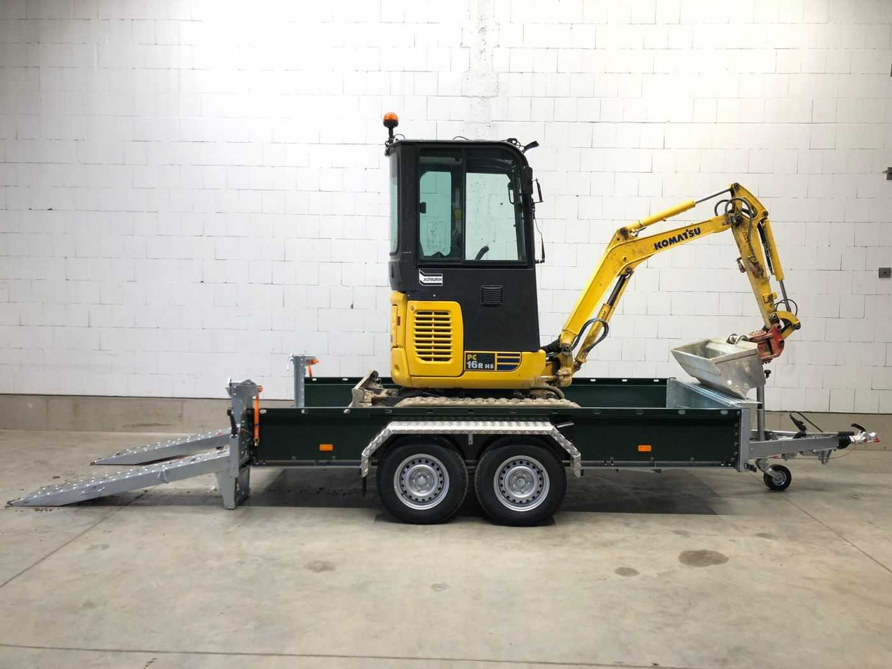 ROSEMEIER VE BAT C35.36 grün Maschinentransporter - Remorque porte engin: photos 2 ROSEMEIER VE BAT C35.36 grün Maschinentransporter - Remorque porte engin: photos 2