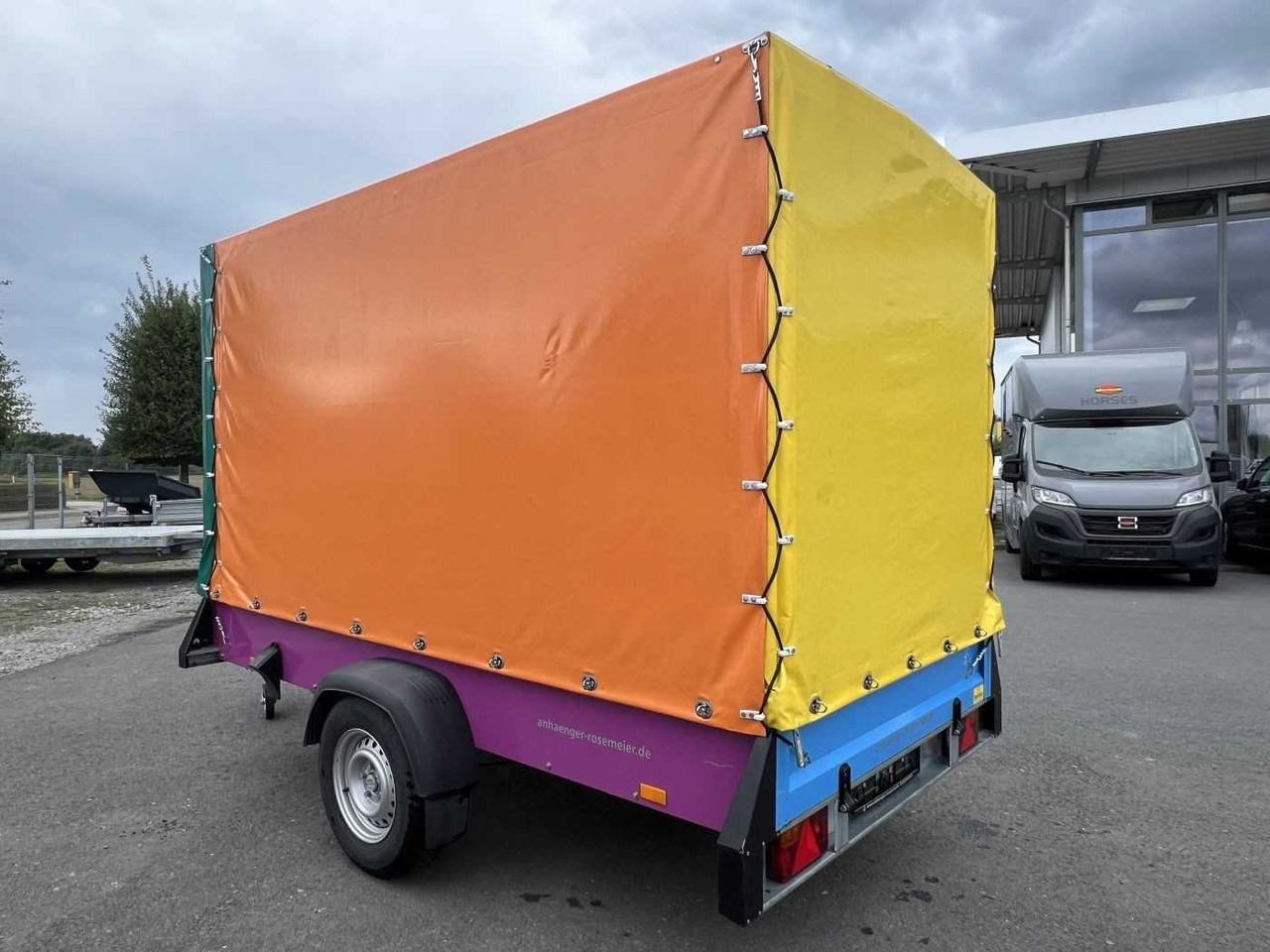 ROSEMEIER VE Spectrum C 13.30 mit Plane Kastenanhänger gebrem - Remorque voiture: photos 3 ROSEMEIER VE Spectrum C 13.30 mit Plane Kastenanhänger gebrem - Remorque voiture: photos 3