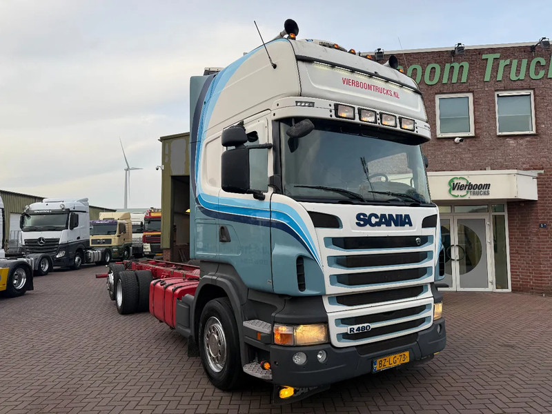 Scania R480 R480 6X2 Topline chassis / Retarder / Lift axle / euro5 / Holland Truck - Châssis cabine: photos 1 Scania R480 R480 6X2 Topline chassis / Retarder / Lift axle / euro5 / Holland Truck - Châssis cabine: photos 1