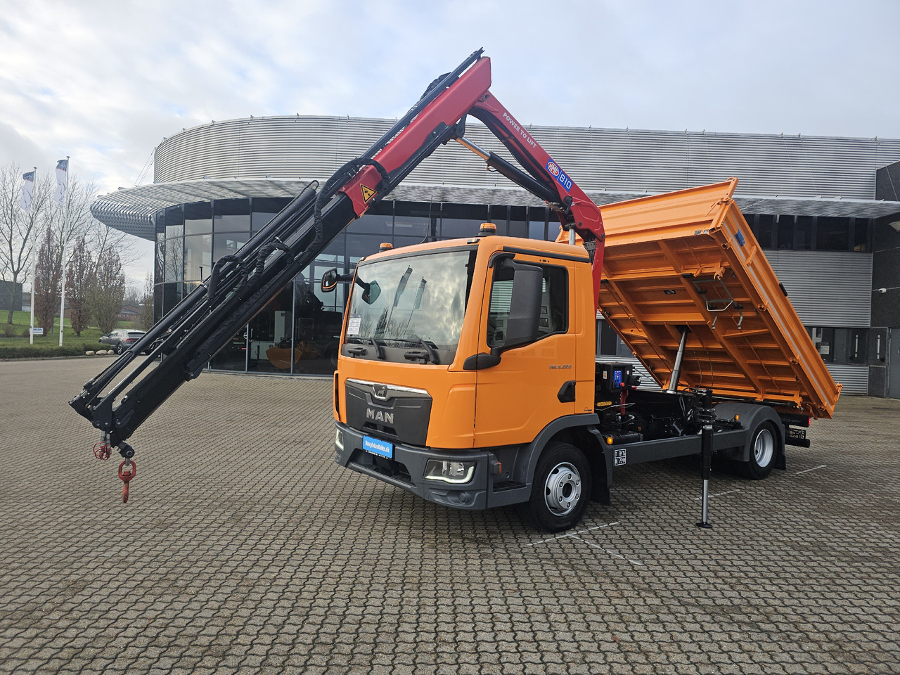 MAN TGL 8.220 - Camion benne, Camion grue: photos 5 MAN TGL 8.220 - Camion benne, Camion grue: photos 5