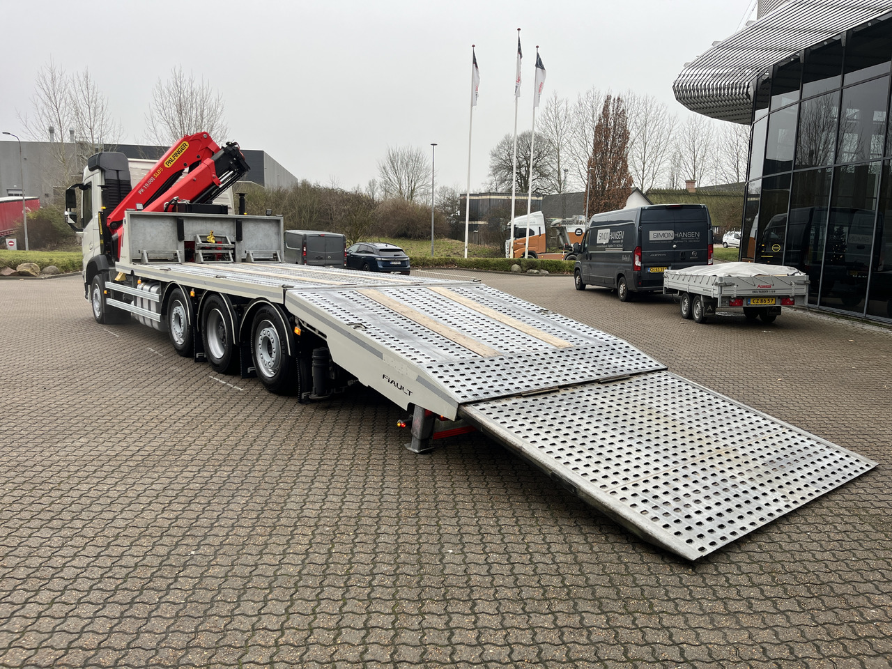 Camion porte-voitures, Camion grue Volvo FM500: photos 14 Camion porte-voitures, Camion grue Volvo FM500: photos 14