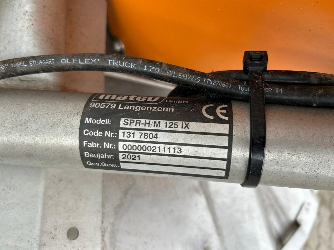 Matev SPR-H/M 125 IX - Epandeur de sable: photos 2 Matev SPR-H/M 125 IX - Epandeur de sable: photos 2