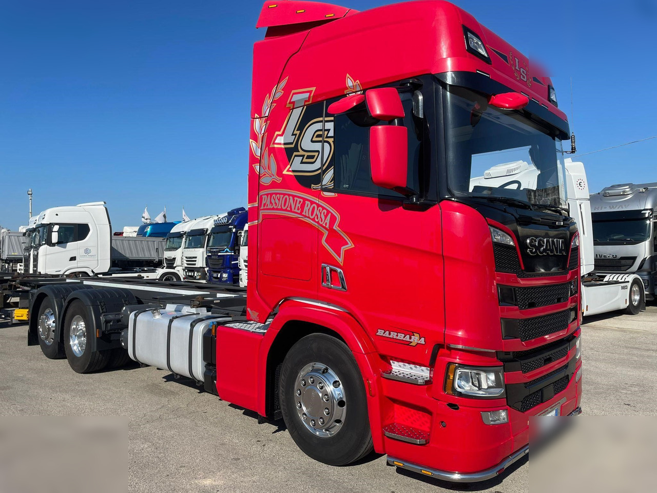 SCANIA R450 - Camion porte-conteneur/ Caisse mobile: photos 1 SCANIA R450 - Camion porte-conteneur/ Caisse mobile: photos 1