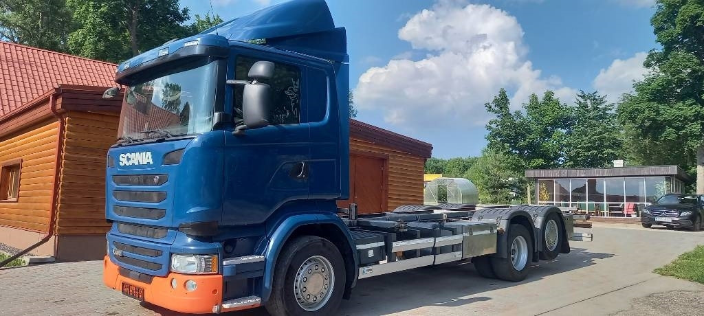 Scania R 490 LB, 6x2*4, EURO 6, 360 KW - Camion porte-conteneur/ Caisse mobile: photos 1 Scania R 490 LB, 6x2*4, EURO 6, 360 KW - Camion porte-conteneur/ Caisse mobile: photos 1