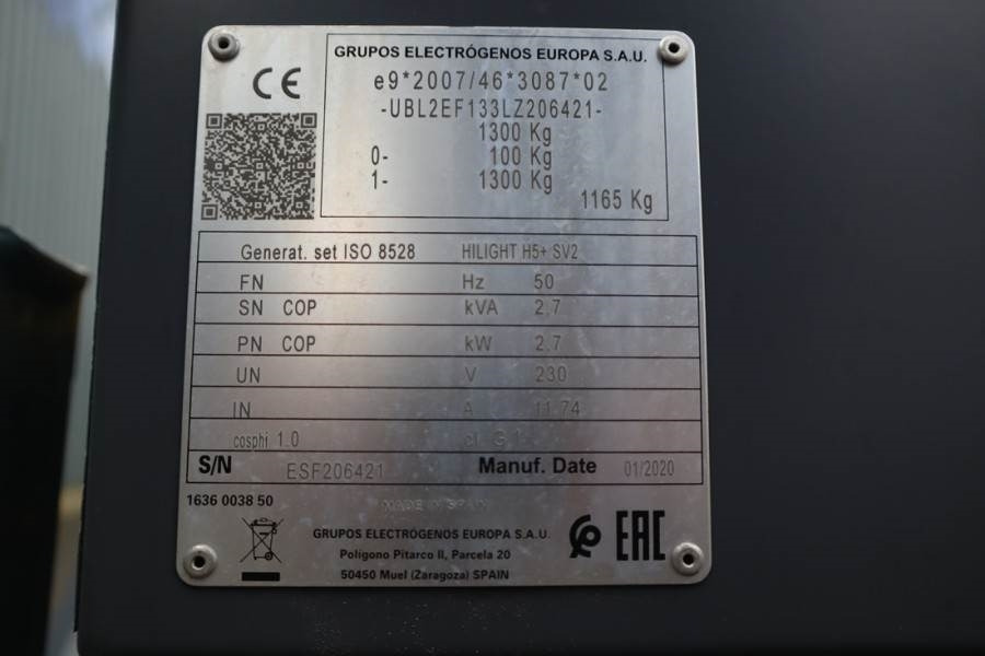 Mat d'éclairage Atlas Copco HiLight H5+ SV2 Valid inspection, *Guarantee! Max: photos 6