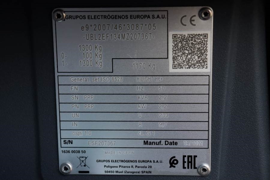 Mat d'éclairage Atlas Copco Hilight H6+ NEW, Valid inspection, *Guarantee! Max: photos 6