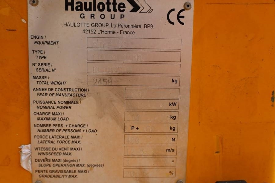 Nacelle articulée Haulotte STAR 12 Electric, 12m Working Height, 3m Reach, 21: photos 6