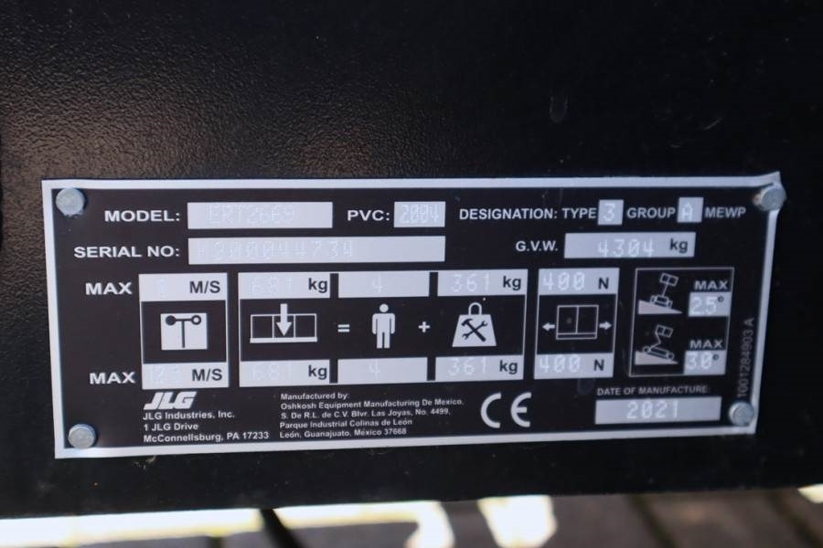 Nacelle ciseaux JLG ERT2669 Unused, Electric, 10m Working Height, 680k: photos 6 Nacelle ciseaux JLG ERT2669 Unused, Electric, 10m Working Height, 680k: photos 6