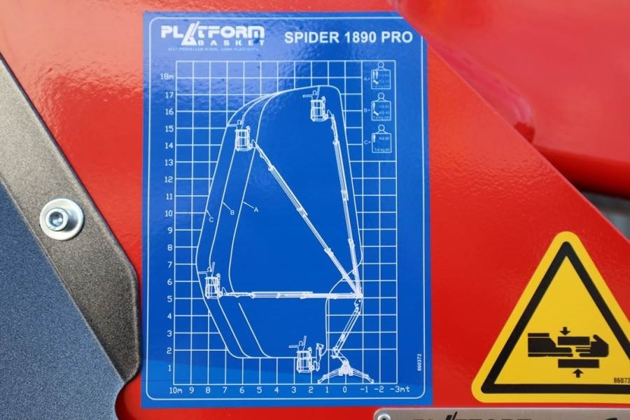 PLATFORM BAS Spider 18.90 PRO CE Declaration, Vali - Nacelle articulée, Nacelle araignée: photos 3 PLATFORM BAS Spider 18.90 PRO CE Declaration, Vali - Nacelle articulée, Nacelle araignée: photos 3