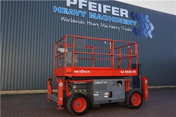 SkyJack SJ6826 Diesel, 4x4 Drive, 10m Working Height, 567k - Nacelle ciseaux: photos 1 SkyJack SJ6826 Diesel, 4x4 Drive, 10m Working Height, 567k - Nacelle ciseaux: photos 1