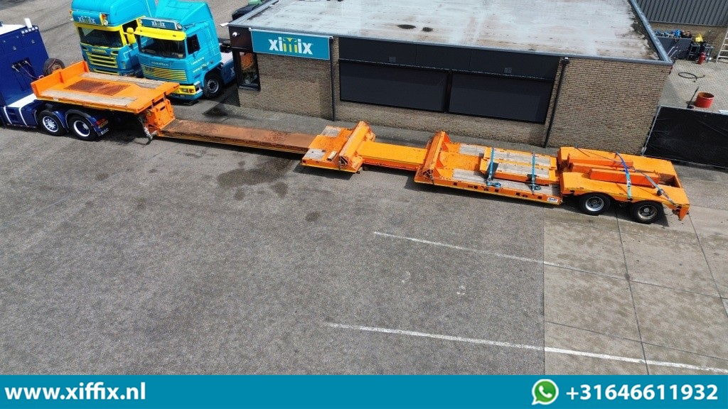 Faymonville 2-ass. Uitschuifbare dieplader met afneembare zwanenhals / 2x gestuurd - Semi-remorque surbaissé: photos 2 Faymonville 2-ass. Uitschuifbare dieplader met afneembare zwanenhals / 2x gestuurd - Semi-remorque surbaissé: photos 2