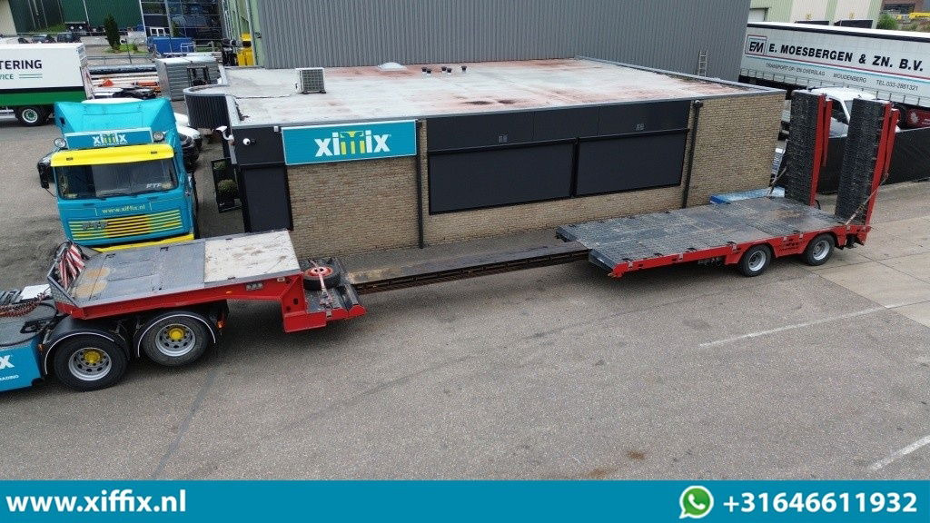 Faymonville 2-ass. Uitschuifbare semi dieplader met dubbele hydr. Kleppen / 2x gestuurd - Semi-remorque surbaissé: photos 1 Faymonville 2-ass. Uitschuifbare semi dieplader met dubbele hydr. Kleppen / 2x gestuurd - Semi-remorque surbaissé: photos 1