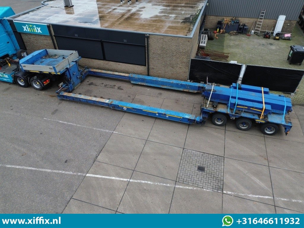 Goldhofer 3-ass. Uitschuifbare dieplader met afn. Nek / Hydr. Verbreedbaar / 2 Paar verlengbalken / 3x gestuurd - Semi-remorque surbaissé: photos 2 Goldhofer 3-ass. Uitschuifbare dieplader met afn. Nek / Hydr. Verbreedbaar / 2 Paar verlengbalken / 3x gestuurd - Semi-remorque surbaissé: photos 2