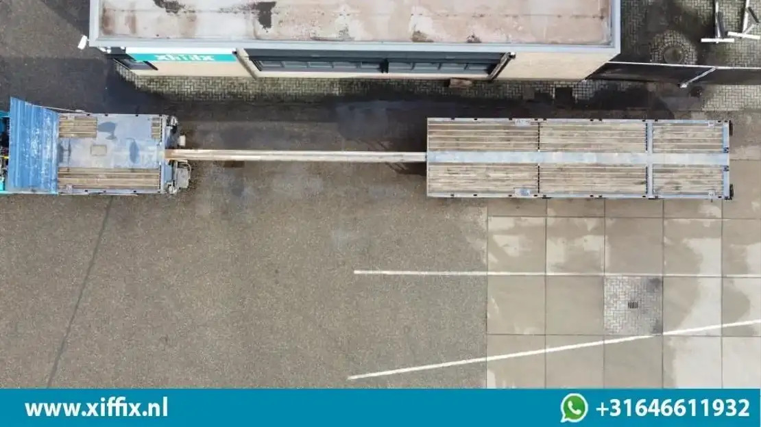 Goldhofer 3-ass. Vlakke uitschuifbare oplegger / 3x gestuurd - Semi-remorque plateau: photos 2 Goldhofer 3-ass. Vlakke uitschuifbare oplegger / 3x gestuurd - Semi-remorque plateau: photos 2