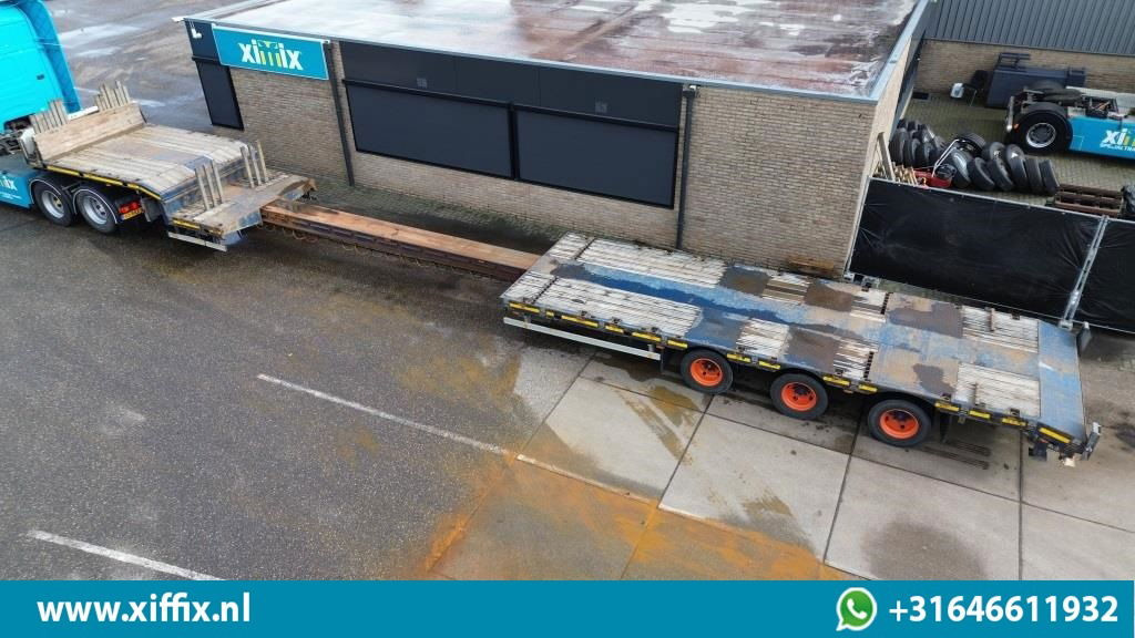 HRD 3-ass. Uitschuifbare Semi dieplader / 1x naloop gestuurd - Semi-remorque surbaissé: photos 2 HRD 3-ass. Uitschuifbare Semi dieplader / 1x naloop gestuurd - Semi-remorque surbaissé: photos 2