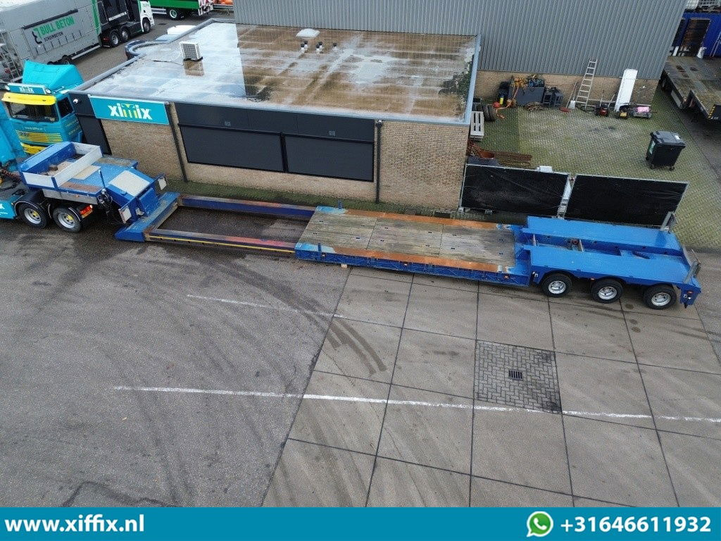 Nooteboom 3-ass. Uitschuifbare dieplader met afneembare nek / 3x gestuurd / 274 cm. Breed - Semi-remorque surbaissé: photos 2 Nooteboom 3-ass. Uitschuifbare dieplader met afneembare nek / 3x gestuurd / 274 cm. Breed - Semi-remorque surbaissé: photos 2